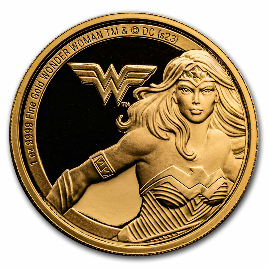 2023 1 oz Niue Silver Classic Superhero Wonder Woman Coin l